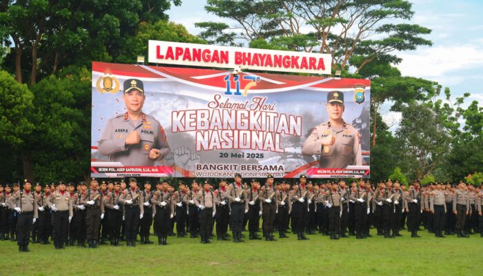 Wakapolda Kepri Pimpin Upacara Harkitnas Ke-117