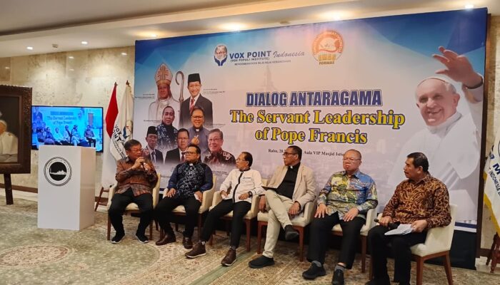 Dihadiri Menag RI, Vox Poin Indonesia Gelar Dialog “The Servant Leadership of Pope Francis,”