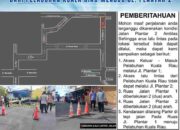 Jalan Pelantar II Amblas, Akses ke Pelabuhan Kuala Riau di Alihkan Semantara