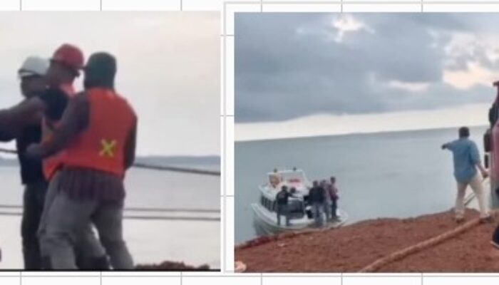 Mencoba Hentikan Aktifitas Loading Bauksit PT. Hermina Jaya, Warga Dilempari Batu Hingga Alami Pemukulan