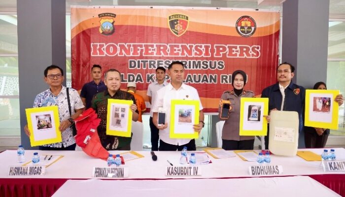 Polda Kepri Ungkap Kasus Dugaan Penyalahgunaan BBM Bersubsidi di SPBU Kabil Batam