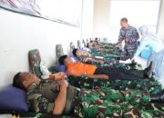Denhanud 477 Korpasgat Gelar Donor Darah Serentak: Bakti Nyata di HUT ke – 78 Korpasgat
