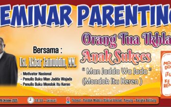 Ust. Akbar Zainuddin Siap Getarkan PMKU Payung Lewat Seminar “Orang Tua Ikhlas, Anak Sukses”