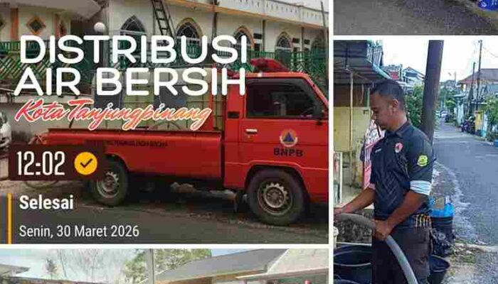 Pemko Tanjungpinang Salurkan 358 Ton Air Bersih ke Masyarakat