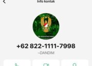 Masyarakat Diimbau Waspada, Nama Dandim 0315/Tanjungpinang Dicatut Untuk Aksi Penipuan