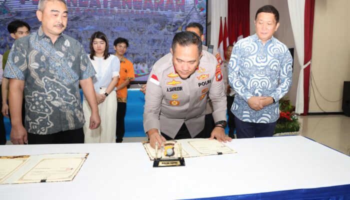 Dorong Iklim Investasi, Polda Kepri Teken MoU Perkuat Keamanan Objek Vital Nasional