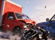 Akibat Rem Blong, Mobil Box Hantam Motor dan Pick Up, Seorang Mahasiswi Alami Luka – luka