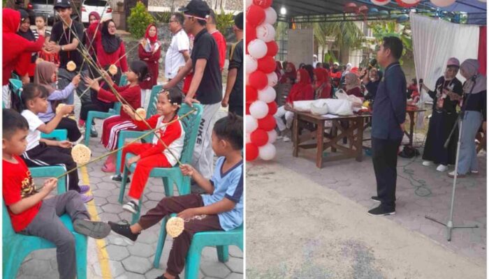 Meski Hujan Deras & Dana Terbatas, Warga RT.03 RW.02 Kampung Bulang Tetap Semarakkan HUT RI ke-81
