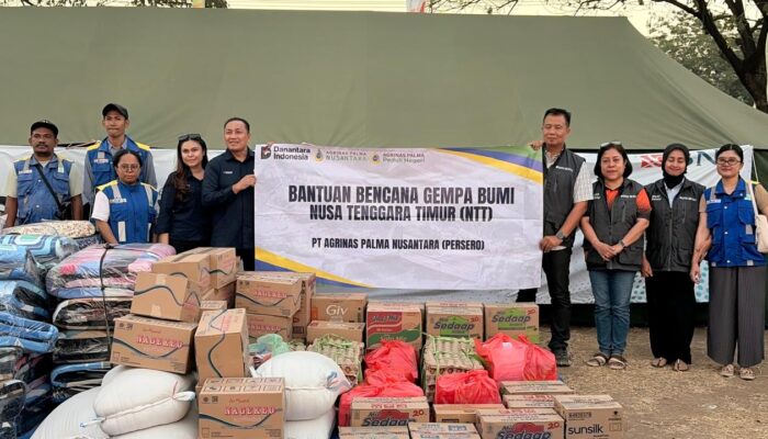 Agrinas Palma Nusantara Salurkan Bantuan bagi Masyarakat Terdampak Gempa NTT